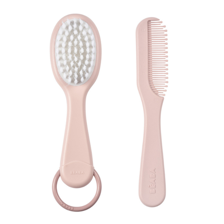 Beaba® Baby brush and comb Old Pink