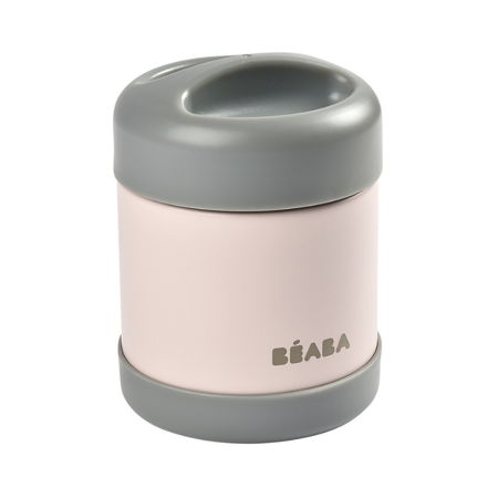 Beaba® Stainless Steel Portion 300ml Dark Mist/Light Pink