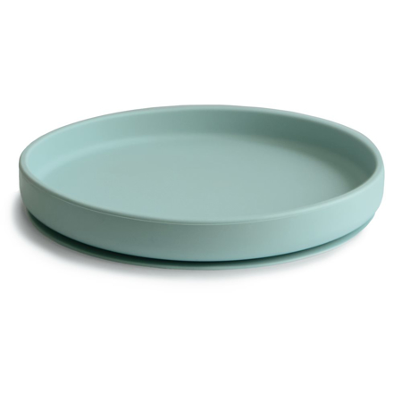 Mushie® Classic Silicone Plate - Cambridge Blue