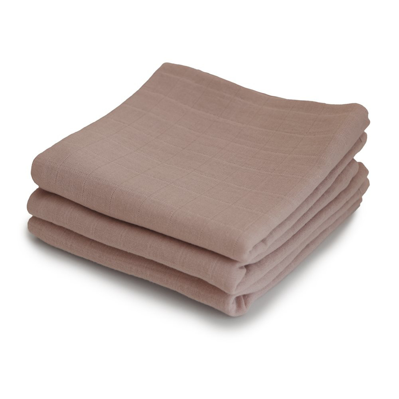 Picture of Mushie® Muslin Cloth 3-pack Natural 60x60