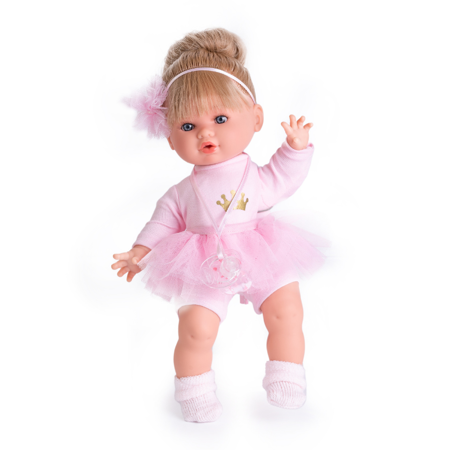 Antonio Juan® Bailarina Dato Realistic doll with sounds and soft textile body 30cm