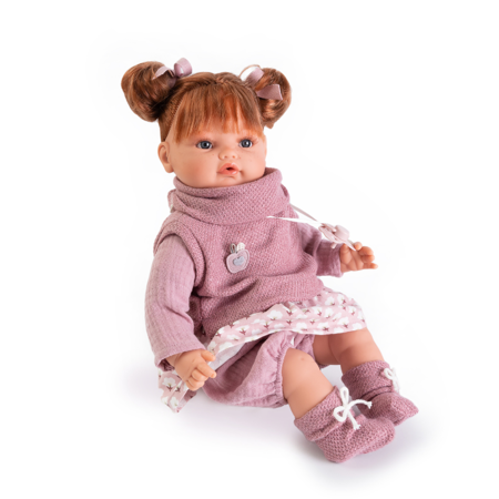 Picture of Antonio Juan® Beni Lagrimitas Realistic doll with sounds and soft textile body 42cm