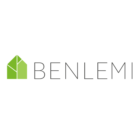Picture of Benlemi® Children's Bed STUDY 90x200 White