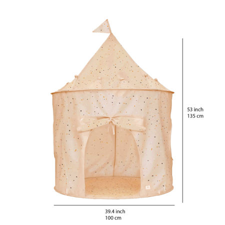 Picture of 3Sprouts® Fabric play tent Terrazzo Clay