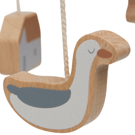 Picture of Jollein® Wooden Baby Mobile 20x20cm Farm Biscuit/Ivory
