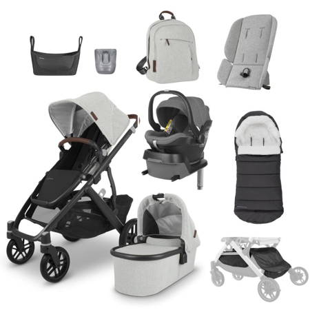 UPPAbaby® Baby Stroller, Car Seat, Base and Accessories ALL in ONE Vista V2 Anthony