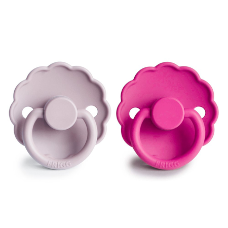 Picture of Frigg® Natural rubber Pacifier Daisy Soft Lilac/Fuchsia