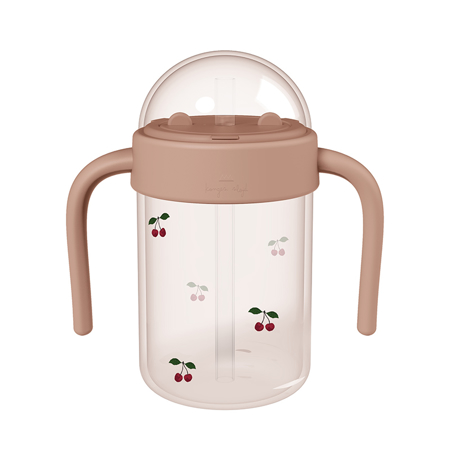Picture of Konges Sløjd® Baby Bottle With Handle Cherry