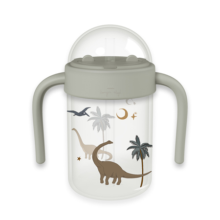 Picture of Konges Sløjd® Baby Bottle With Handle Dino