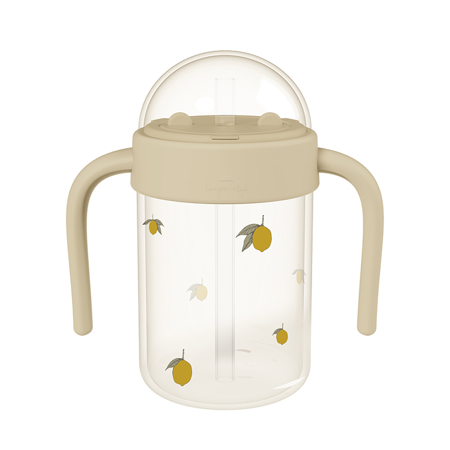 Picture of Konges Sløjd® Baby Bottle With Handle Lemon