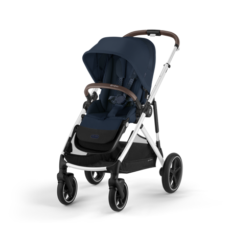 Picture of Cybex® Baby Stroller Gazelle™ S Ocean Blue (Silver Frame)