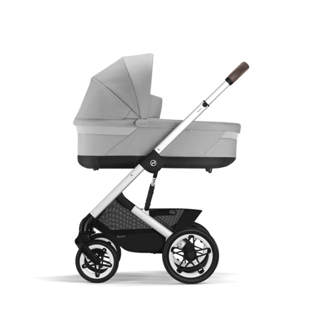 Cybex® Baby stroller Talos S LUX (0-22 kg) Lava Grey (Silver Frame)