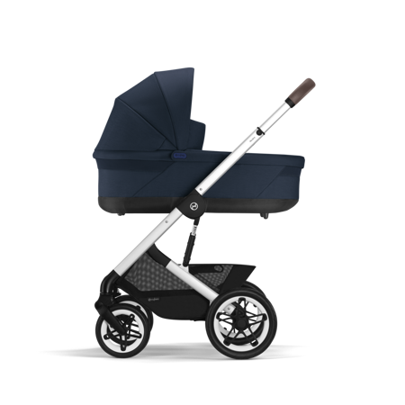 Cybex® Baby stroller Talos S LUX (0-22 kg) Ocean Blue (Silver Frame)