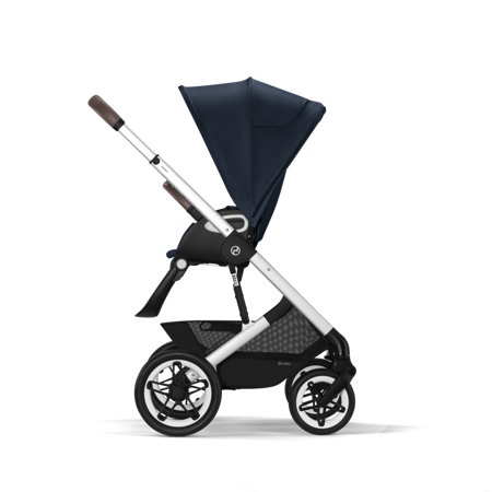Picture of Cybex® Baby stroller Talos S LUX (0-22 kg) Ocean Blue (Silver Frame)