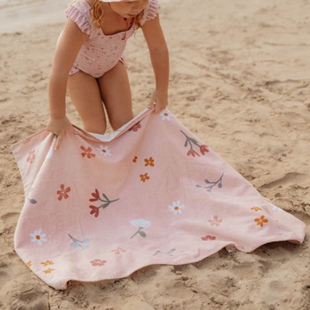 Picture of Little Dutch® Beach Towel Little Pink Flowers