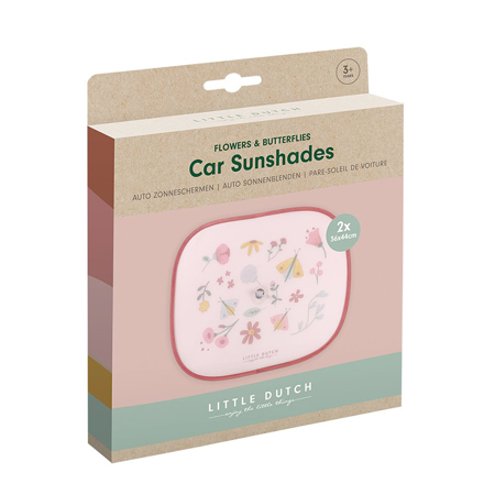 Picture of Little Dutch® Car Sunshades Flowers & Butterflies