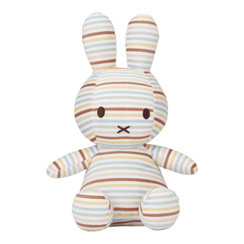 Picture of Little Dutch® Cuddle toy Miffy Vintage Sunny Stripes All-over 35 cm