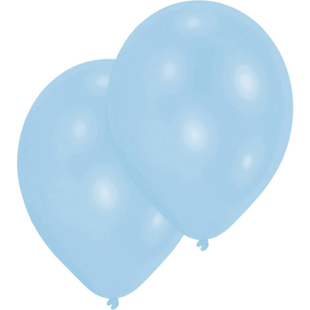 Picture of Amscan® 10 Latex Balloons Powder Blue 27.5 cm