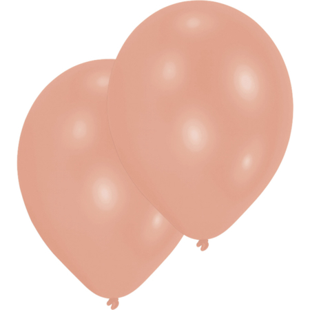 Amscan® 10 Latex Balloons Rose Gold 27.5 cm