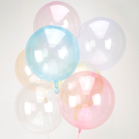 Picture of Amscan® Petite Crystal Clearz™ Foil Balloon (30 cm) Petite Light Pink