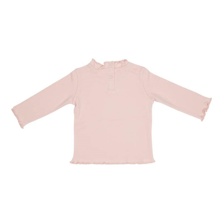 Little Dutch® T-shirt long sleeves with ruffles Soft Pink (74)