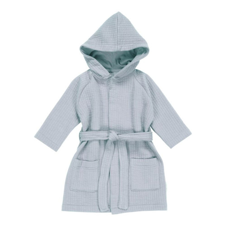 Picture of Little Dutch® Baby bathrobe Pure Soft Blue - 86/92