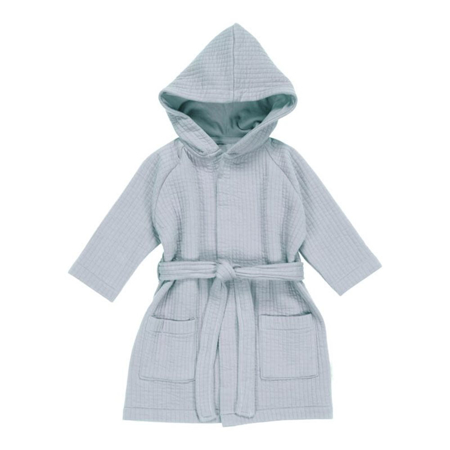 Picture of Little Dutch® Baby bathrobe Pure Soft Blue - 98/104