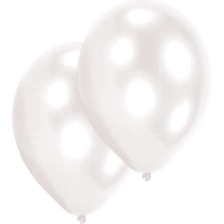 Picture of Amscan® 10 Latex Balloons White 27.5 cm