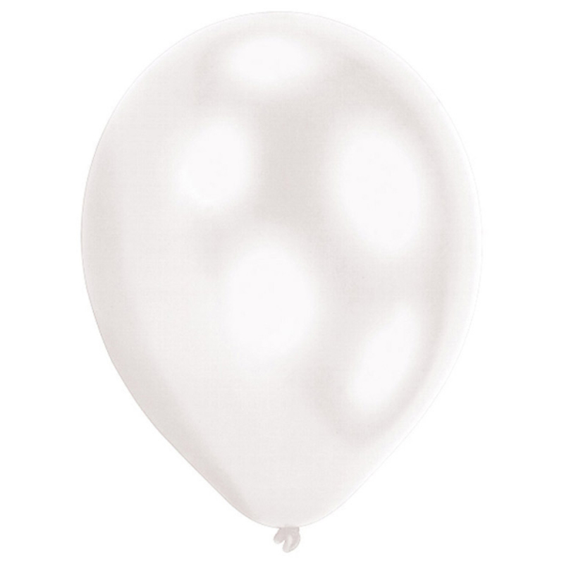 Picture of Amscan® 5 Latex Balloons LED White 27.5 cm