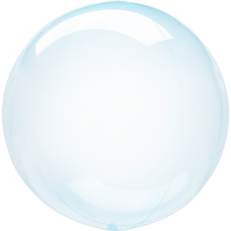 Picture of Amscan® Petite Crystal Clearz™ Foil Balloon (46 cm) Petite Blue