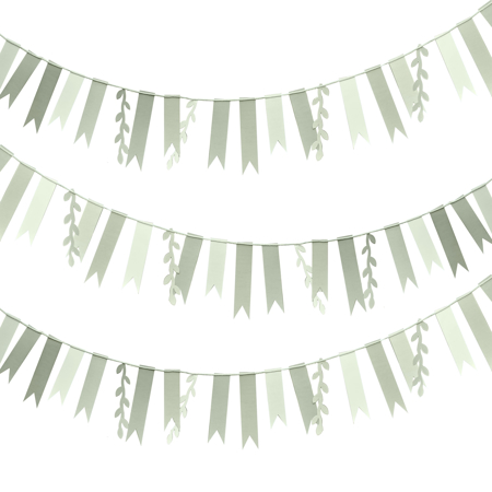 Ginger Ray® Sage Green Party Garland