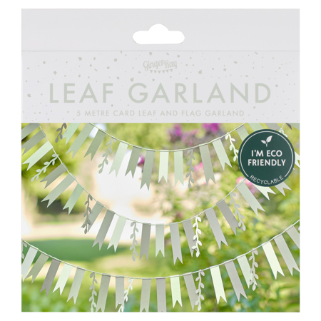 Picture of Ginger Ray® Sage Green Party Garland