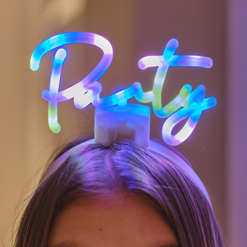 Picture of Ginger Ray® Light Up Rainbow Party Headband