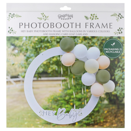 Picture of Ginger Ray® Hey Baby Botanical Baby Shower Photo Booth Frame