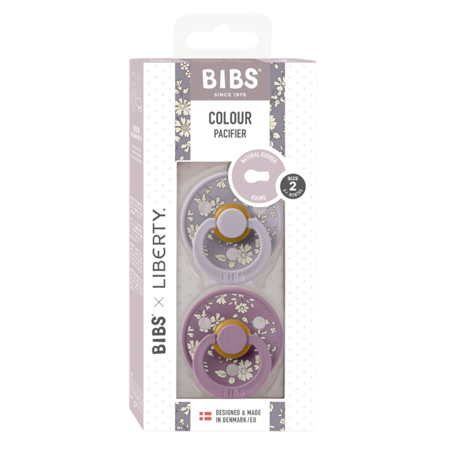 Picture of Bibs® Natural Rubber Baby Pacifier Liberty - Capel Fossil Grey Mix 2 (6-18m)