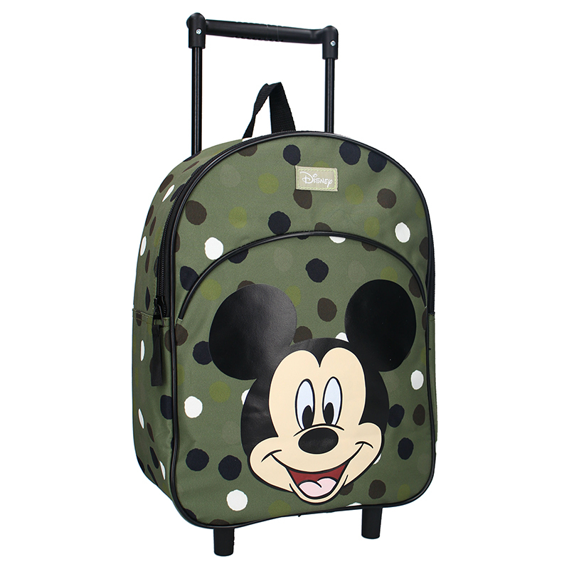 Picture of Disney's Fashion® Trolley Suitcase Mickey Mouse Like You Lots Green