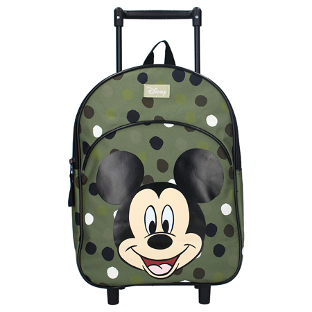 Picture of Disney's Fashion® Trolley Suitcase Mickey Mouse Like You Lots Green