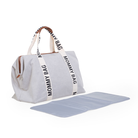 Childhome® Mommy Bag Nursery Bag Signature Canvas Off White