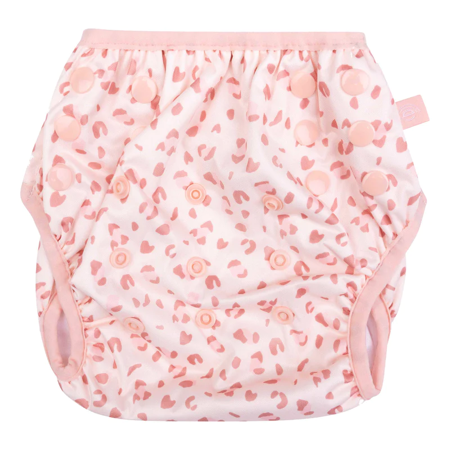 Picture of Swim Essentials® Washable Swimming Diaper Old Pink Leopard