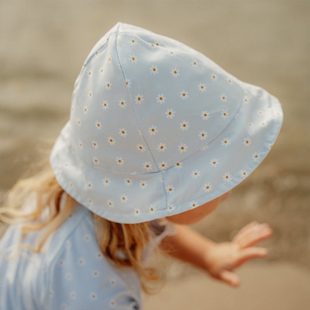 Picture of Little Dutch® Reversible sun hat Little Daisies Blue (6-12M)