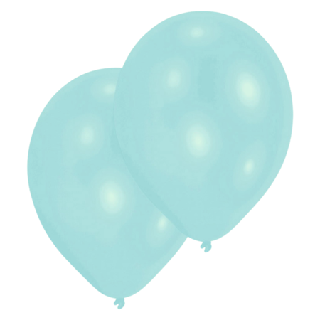 Amscan® 10 Latex Balloons Pearl Blue 27.5 cm