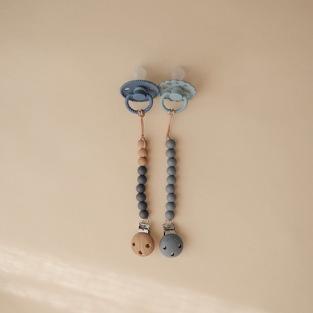 Picture of Mushie® Pacifier Clips Hera Tradewinds