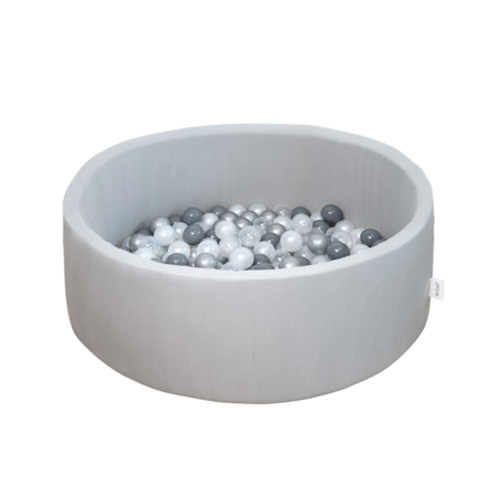Picture of Evibell® Round Ball Pit 90x30 (200 balls) Grey
