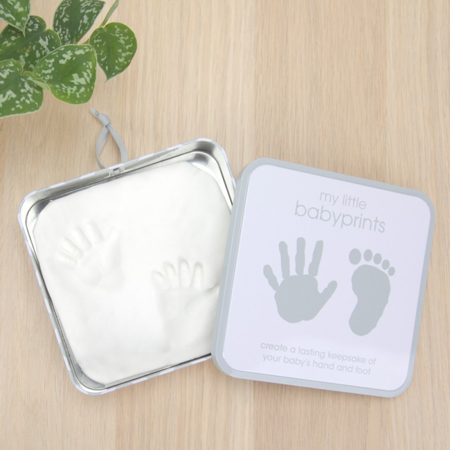 Picture of Pearhead® My little babyprints tin Square Grey