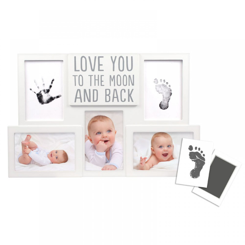 Picture of Pearhead® Babyprints collage frame Love you to the Moon and Back