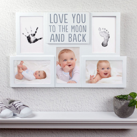 Pearhead® Babyprints collage frame Love you to the Moon and Back