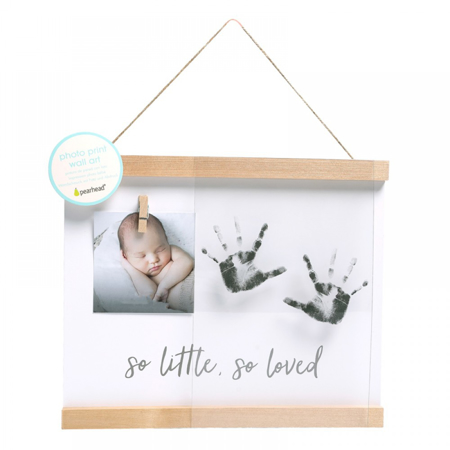 Pearhead® Wooden Babyprints Wall Picture Frame