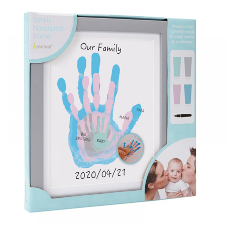 Pearhead® Family handprints frame