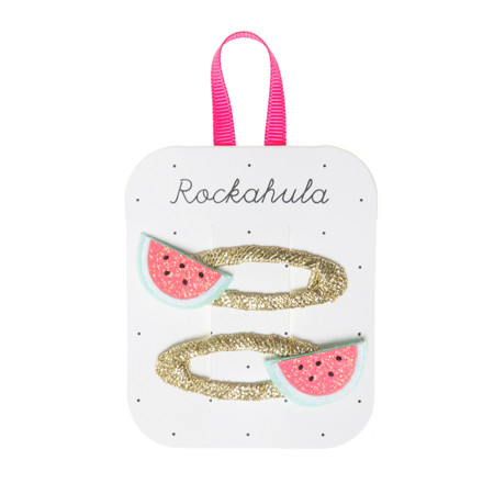 Picture of Rockahula® Set of 2 Clips - Little Watermelon Glitter