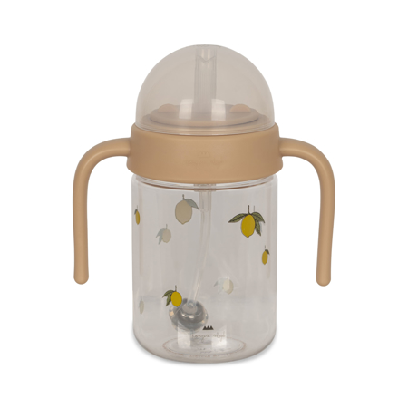 Picture of Konges Sløjd® Baby Bottle With Handle Lemon 330ml